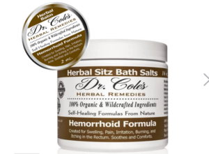 MOBU Herbals Butt Aid Dr. Cole's Hemorrhoid Formula