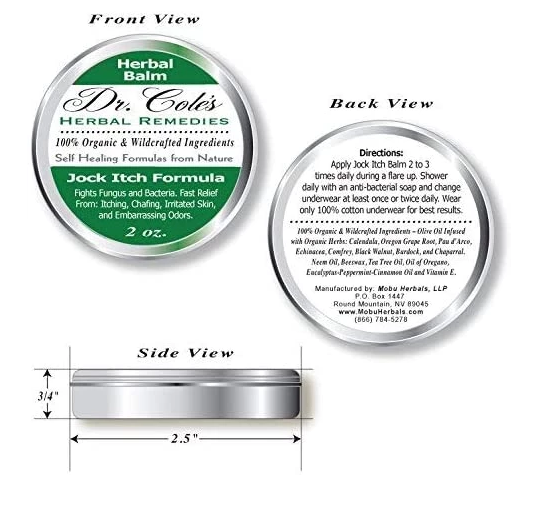 Dr. Cole's Jock Itch Balm