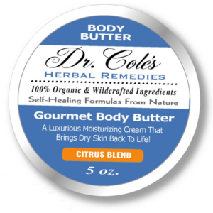 Dr. Cole’s Gourmet Body Butter – Luxurious Citrus Blend Scented Organic Moisturizer with Mandarin, Lemon, Grapefruit, Orange, and Tangerine for Dry Skin and Wrinkles